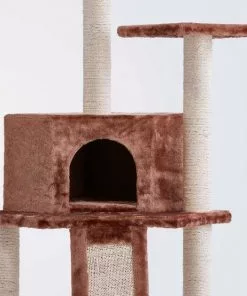 Frisco 52-in + 72-in Faux Fur Tree & Condo -Pet Food Gear Shop 303334 PT7. SY630 V1623085367