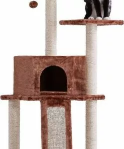 Frisco 52-in + 72-in Faux Fur Tree & Condo -Pet Food Gear Shop 303334 PT8. SY630 V1623091351