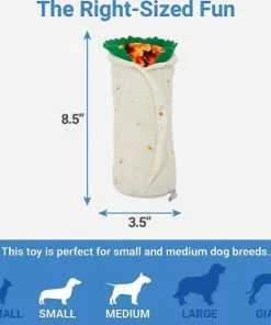 Frisco Cactus Cat Scratching Post, 22-in + Plush Squeaking Burrito Dog Toy -Pet Food Gear Shop 303376 PT5. SY630 V1623076958