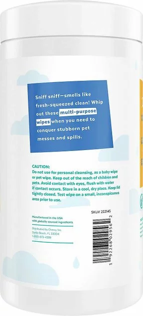Frisco Dog Training & Potty Pads, 22 x 23-in, 150 count, Unscented + Multi-Surface Cleaning Citrus Scented Wipes 9 Frisco Dog Training & Potty Pads, 22 x 23-in, 150 count, Unscented + Multi-Surface Cleaning Citrus Scented Wipes - Image 7