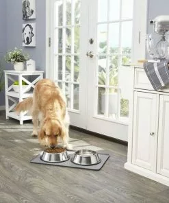 Frisco Fold & Carry Double Door Collapsible Wire Dog Crate & Mat Kit + Stainless Steel Bowl, 4.75-cup, 2 count -Pet Food Gear Shop 303424 PT7. SY630 V1623070670