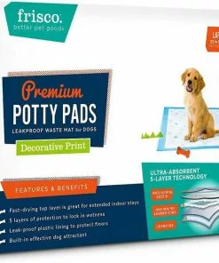 Frisco Fold & Carry Single Door Collapsible Wire Crate, 36 inch + Extra Large Printed Dog Training & Potty Pads, 28 x 34-in, 40 count, Unscented -Pet Food Gear Shop 303438 PT5. SY630 V1623078464