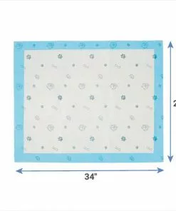 Frisco Fold & Carry Single Door Collapsible Wire Crate, 36 inch + Extra Large Printed Dog Training & Potty Pads, 28 x 34-in, 40 count, Unscented -Pet Food Gear Shop 303438 PT6. SY630 V1623056545