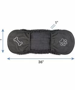 Frisco Microfiber Chenille Shammy Towel + Paw Print Mat, Gray, Large 13 Frisco Microfiber Chenille Shammy Towel + Paw Print Mat, Gray, Large -Pet Food Gear Shop 303468 PT2. SY630 V1623059252