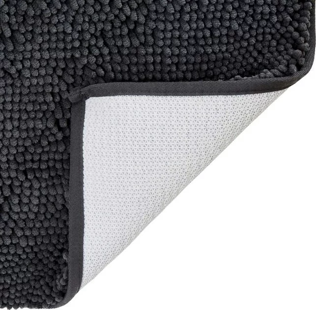 Frisco Microfiber Chenille Shammy Towel + Paw Print Mat, Gray, Large 10 Frisco Microfiber Chenille Shammy Towel + Paw Print Mat, Gray, Large - Image 8