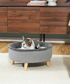 Frisco Modern Round + Tunnel Elevated Cat Bed 14 Frisco Modern Round + Tunnel Elevated Cat Bed -Pet Food Gear Shop 303470 PT4. SY630 V1623068864