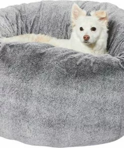 Frisco Plush Pouf Pillow Bed, Large + Marble Print Stainless Steel Double Elevated Dog Bowl, 3 Cups, Gold Stand 12 Frisco Plush Pouf Pillow Bed, Large + Marble Print Stainless Steel Double Elevated Dog Bowl, 3 Cups, Gold Stand -Pet Food Gear Shop 303534 PT1. SY630 V1625174894