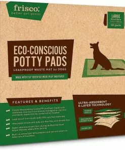 Frisco Refill Poop Bags, Scented, 120 count + Eco-Conscious Dog Training & Potty Pads, 22 x 23-in, 50 count, Unscented -Pet Food Gear Shop 303542 PT4. SY630 V1623034047