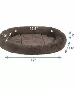 Frisco Self Warming Bolster Round Bed, Gray + 33-in Faux Fur Cat Tree & Condo, Gray 12 Frisco Self Warming Bolster Round Bed, Gray + 33-in Faux Fur Cat Tree & Condo, Gray -Pet Food Gear Shop 303574 PT2. SY630 V1623072142