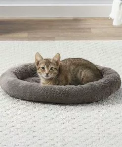 Frisco Self Warming Bolster Round Bed, Gray + 33-in Faux Fur Cat Tree & Condo, Gray 13 Frisco Self Warming Bolster Round Bed, Gray + 33-in Faux Fur Cat Tree & Condo, Gray -Pet Food Gear Shop 303574 PT3. SY630 V1623045151