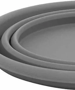 Frisco Silicone Collapsible Travel Bowl with Carabiner, Gray, 1.5 Cups + Pet Toy & Bowl Cleaning Wipes -Pet Food Gear Shop 303616 PT3. SY630 V1623039444