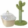 Frisco Top Loading Kennel + Cactus Cat Scratching Post, 22-in -Pet Food Gear Shop 303648 MAIN. SY630 V1623080856