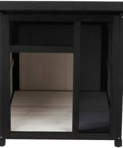 Frisco Modern Wooden Outdoor Dog House, White -Pet Food Gear Shop 304037 PT4. SY630 V1641481424