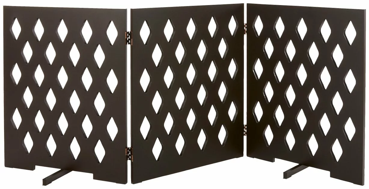Frisco Deco Diamond Shape 3-Panel Dog Gate 5 Frisco Deco Diamond Shape 3-Panel Dog Gate - Image 3