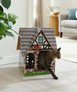 Frisco Tudor House Cardboard Cat House 9 Frisco Tudor House Cardboard Cat House -Pet Food Gear Shop 308815 PT3. SY630 V1642099000