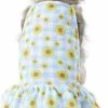 Frisco Sunflower Gingham Dog & Cat Dress -Pet Food Gear Shop 312120 MAIN. SY630 V1644423431