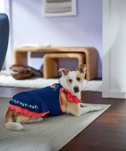 Frisco Embroidered Floral Dog & Cat Dress -Pet Food Gear Shop 312128 PT8. SY630 V1644424188