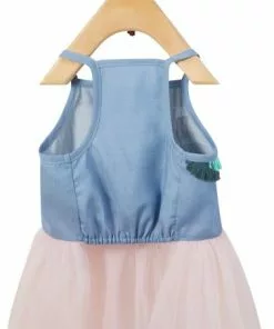 Frisco Rainbow Denim Dog & Cat Dress -Pet Food Gear Shop 312144 PT4. SY630 V1644531411