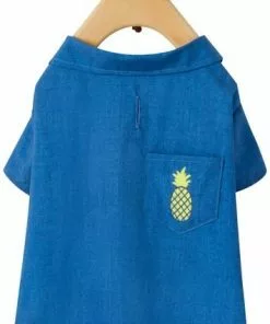 Frisco Chambray Pineapple Dog & Cat Shirt -Pet Food Gear Shop 312192 PT4. SY630 V1644527565