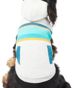 Frisco Striped Grey Dog & Cat Hoodie