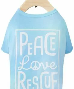 Frisco Peace Love Rescue Dog & Cat T-Shirt -Pet Food Gear Shop 315067 PT4. SY630 V1646347086