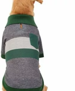 Frisco Green Striped Polo Dog & Cat Shirt -Pet Food Gear Shop 315091 PT3. SY630 V1646435196