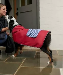 Frisco Red Reversible Packable Dog Raincoat -Pet Food Gear Shop 315108 PT8. SY630 V1646438056