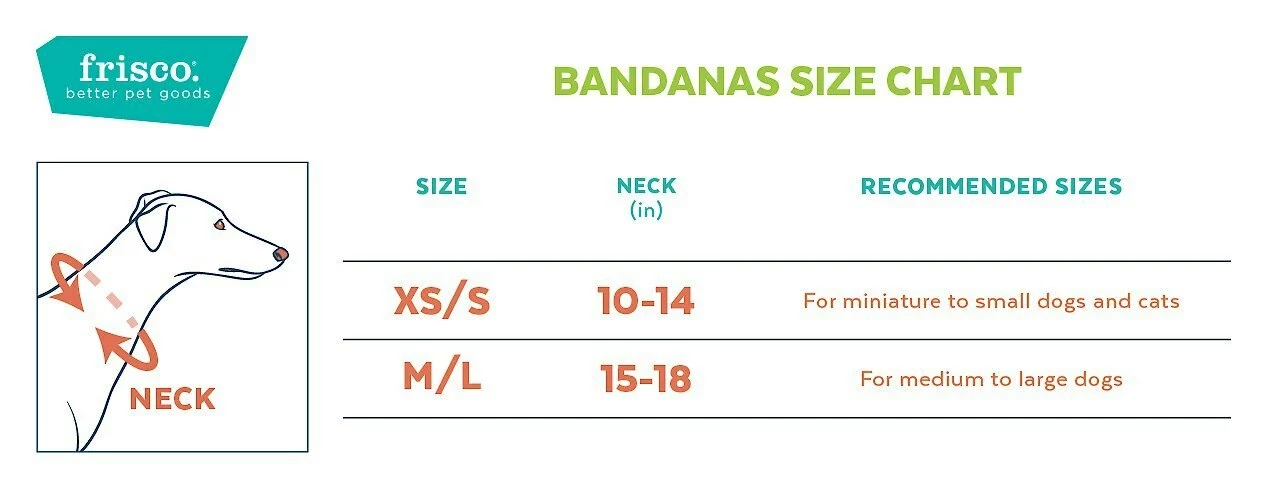 Frisco Party Animal Dog & Cat Bandana 4 Frisco Party Animal Dog & Cat Bandana - Image 2