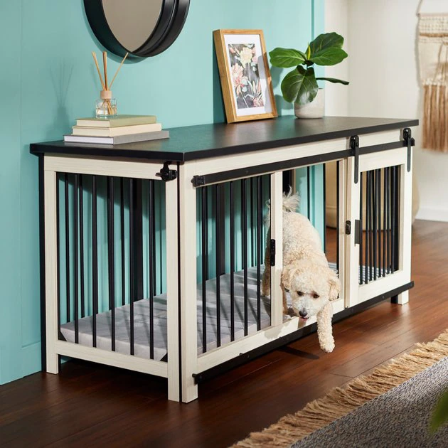 Frisco "Rockford" Dog Crate Credenza & Mat 3 Frisco "Rockford" Dog Crate Credenza & Mat
