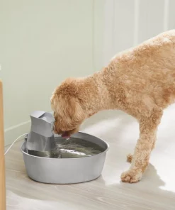 Frisco Stainless Steel Triangle Dog & Cat Fountain, 1 Gallon -Pet Food Gear Shop 316360 PT5. SY630 V1643224622