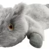 Frisco Fur Really Real Squirrel Plush Laying Squeaky Dog Toy