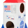 Frisco Spaceship Cardboard Cat House, 2-Story -Pet Food Gear Shop 317721 MAIN. SY630 V1642086541
