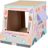 Frisco Ice Cream Truck Cardboard Cat House, 2-Story