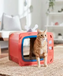 Frisco TV Set Cardboard Cat House -Pet Food Gear Shop 317731 PT3. SY630 V1642099409