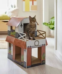 Frisco Farmhouse Cardboard Cat House, 2-Story 9 Frisco Farmhouse Cardboard Cat House, 2-Story -Pet Food Gear Shop 317733 PT3. SY630 V1642099365