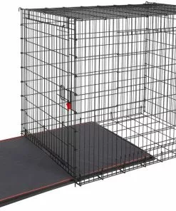 Frisco XX-Large Heavy Duty Enhanced Lock Double Door Wire Dog Crate, Fold & Carry Wire Dog Crate & Mat Kit, 54" -Pet Food Gear Shop 318116 PT4. SY630 V1634155019