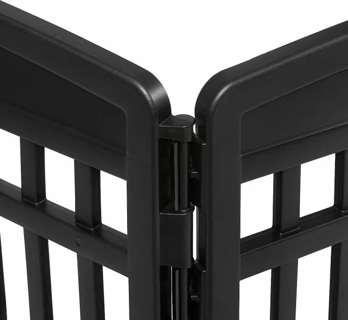 Frisco 4-Panel Plastic Exercise Playpen, Black + Dog Training & Potty Pads, 22 x 23-in, 150 count, Unscented 4 Frisco 4-Panel Plastic Exercise Playpen, Black + Dog Training & Potty Pads, 22 x 23-in, 150 count, Unscented - Image 2