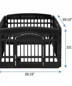 Frisco 4-Panel Plastic Exercise Playpen, Black + Dog Training & Potty Pads, 22 x 23-in, 150 count, Unscented 13 Frisco 4-Panel Plastic Exercise Playpen, Black + Dog Training & Potty Pads, 22 x 23-in, 150 count, Unscented -Pet Food Gear Shop 318956 PT2. SY630 V1630366894