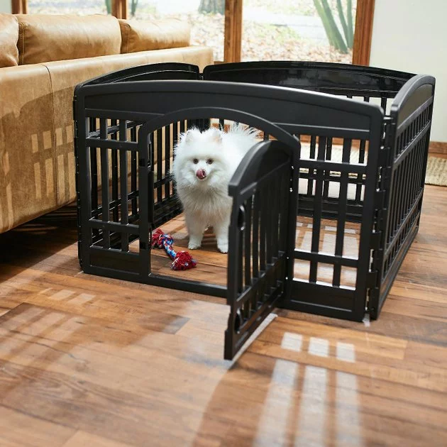 Frisco 4-Panel Plastic Exercise Playpen, Black + Dog Training & Potty Pads, 22 x 23-in, 150 count, Unscented 7 Frisco 4-Panel Plastic Exercise Playpen, Black + Dog Training & Potty Pads, 22 x 23-in, 150 count, Unscented - Image 5