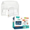 Frisco 4-Panel Plastic Exercise Playpen, White + Dog Training & Potty Pads, 22 x 23-in, 150 count, Unscented 1 Frisco 4-Panel Plastic Exercise Playpen, White + Dog Training & Potty Pads, 22 x 23-in, 150 count, Unscented -Pet Food Gear Shop 318960 MAIN. SY630 V1630362988