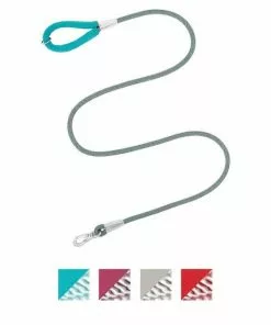 Frisco Outdoor Comfort Print Nylon Padded Collar, Large, Neck: 18 -26-in, Width: 1-in + Outdoor Ultra Reflective Rope Leash With Padded Handle, Bayou Teal, 6 - ft -Pet Food Gear Shop 319068 PT5. SY630 V1631155879