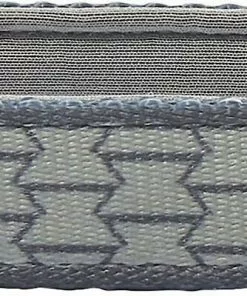 Frisco Outdoor Comfort Print Nylon Padded Collar, Medium - Neck: 14-20-in, Width: 3/4-in + Outdoor Ultra Reflective Rope Leash With Padded Handle, Stone Gray, 6 - ft -Pet Food Gear Shop 319080 PT2. SY630 V1631152592