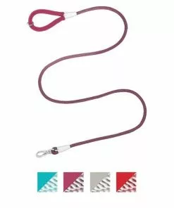 Frisco Outdoor Frisco Nylon Collar, Shadow Purple, Extra Small, Neck: 8-12-in, Width: 5/8th -in + Rope Leash With Padded Handle, Boysenberry Purple, 6-ft -Pet Food Gear Shop 319108 PT5. SY630 V1631157689