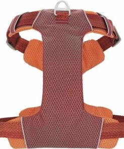 Frisco Outdoor Lightweight Ripstop Nylon Harness, Flamepoint Orange, Extra Large, Neck: 22 to 34-in, Girth: 32 to 44-in + Heathered Dog Leash, Flamepoint Orange, Large - Length: 6-ft, Width: 1-in -Pet Food Gear Shop 319148 PT2. SY630 V1631138196