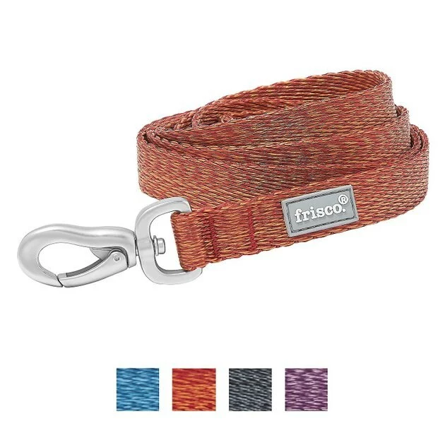 Frisco Outdoor Lightweight Ripstop Nylon Harness, Flamepoint Orange, Large, Neck: 18 to 28-in, Girth 24 to 34-in + Heathered Dog Leash, Flamepoint Orange, Large - Length: 6-ft, Width: 1-in 9 Frisco Outdoor Lightweight Ripstop Nylon Harness, Flamepoint Orange, Large, Neck: 18 to 28-in, Girth 24 to 34-in + Heathered Dog Leash, Flamepoint Orange, Large - Length: 6-ft, Width: 1-in - Image 7