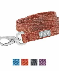 Frisco Outdoor Lightweight Ripstop Nylon Harness, Flamepoint Orange, Small, Neck: 13 to 19-in, Girth: 16 to 22-in + Heathered Dog Leash, Flamepoint Orange, Small - Length: 6-ft, Width: 5/8-in -Pet Food Gear Shop 319160 PT6. SY630 V1631145402