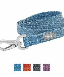 Frisco Outdoor Lightweight Ripstop Nylon Harness, River Blue, Extra Large, Neck: 22 to 34-in, Girth: 32 to 44-in + Heathered Dog Leash, River Blue, Large - Length: 6-ft, Width: 1-in -Pet Food Gear Shop 319164 PT6. SY630 V1631143915