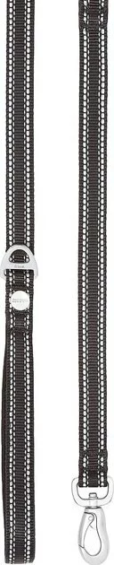 Frisco Outdoor Nylon Reflective Comfort Padded Collar, Midnight Black, XS, Neck: 8-12-in, Width: 5/8th -in + Dog Leash, Midnight Black, SM - Length: 6-ft, Width: 5/8-in 9 Frisco Outdoor Nylon Reflective Comfort Padded Collar, Midnight Black, XS, Neck: 8-12-in, Width: 5/8th -in + Dog Leash, Midnight Black, SM - Length: 6-ft, Width: 5/8-in - Image 7