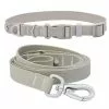 Frisco Outdoor Solid Textured Waterproof Stink Proof PVC Collar, Storm Gray, Extra Small - Neck: 8-12-in, Width: 5/8th-in + Dog Leash, Storm Gray, Small - Length: 6-ft, Width: 5/8-in -Pet Food Gear Shop 319348 MAIN. SY630 V1631147511