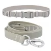 Frisco Outdoor Solid Textured Waterproof Stink Proof PVC Collar, Storm Gray, Medium - Neck: 14½20-in, Width: 3/4-in + Dog Leash, Storm Gray, Medium - Length: 6-ft, Width: 3/4-in -Pet Food Gear Shop 319352 MAIN. SY630 V1631151112